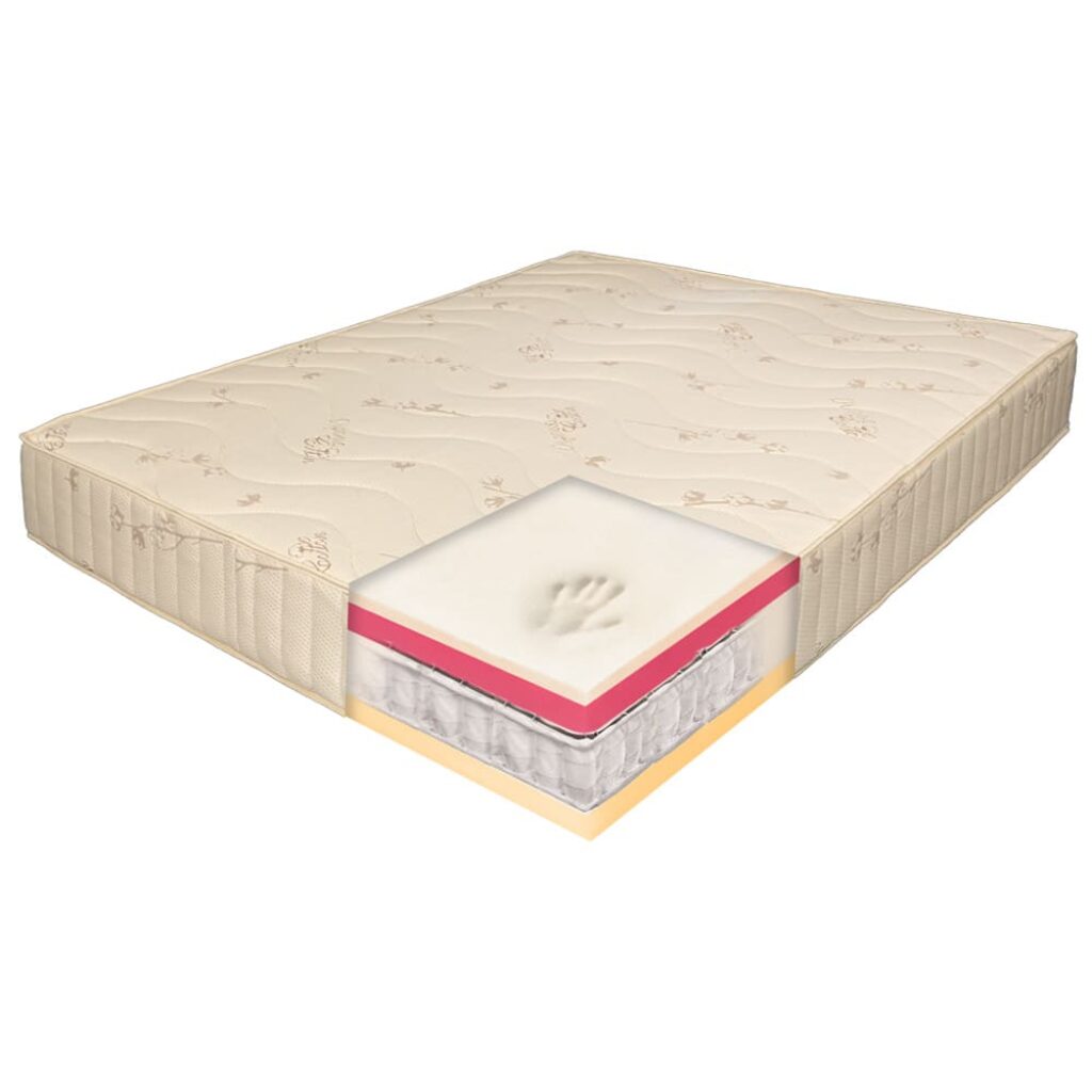 saltea cu arcuri bio bumbac air